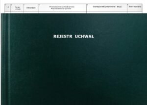 Rejestr uchwał A4