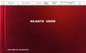 Rejestr umów