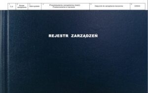 Rejestr zarządzeń
