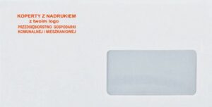 Koperta DL z nadrukiem PGK