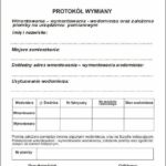 Protokół wymiany wodomierza